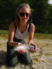 Ruari and Caroline August Rainbow trout